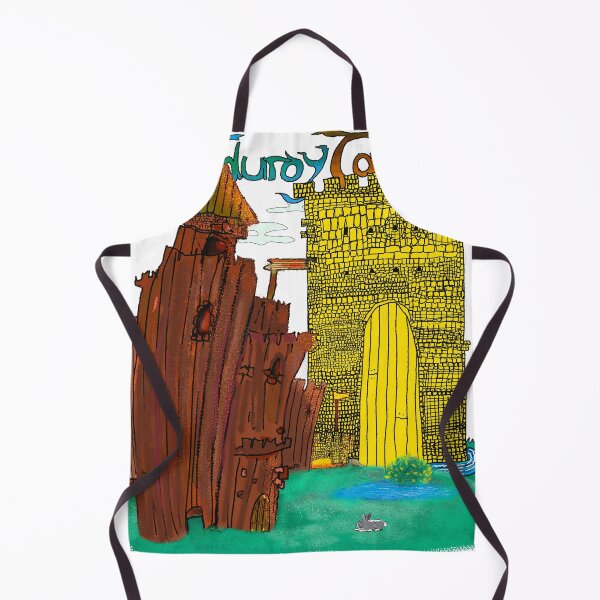 Item preview, Corduroy Castle | Fantasy Castle Illustration | Medieval Outsider Art designed and sold by D O V E   S H O P.