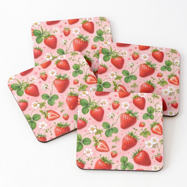 Item preview, Strawberry Pattern | Summer Fruit Seamless Print designed and sold by Aramdesing.