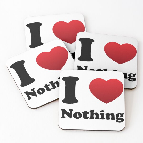 Item preview, I Love Nothing  designed and sold by Deviant Logic Design.