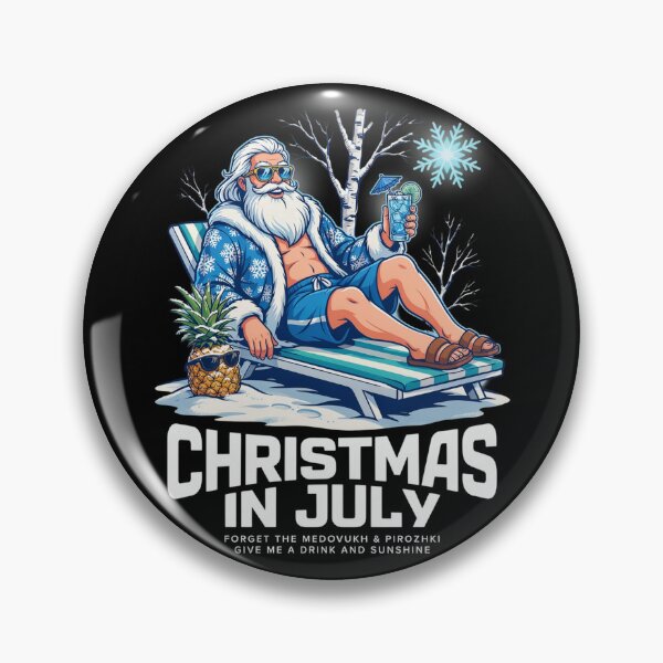 Item preview, Christmas In July – Ded Moroz Father Frost Funny Summer Shirt Russian Slavic Holiday Gift v9 designed and sold by DarylWelsh2024.