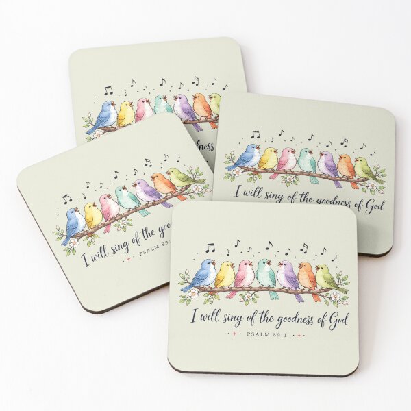 Item preview, I Will Sing of the Goodness of God, Psalm 89 1 designed and sold by Doodletext.