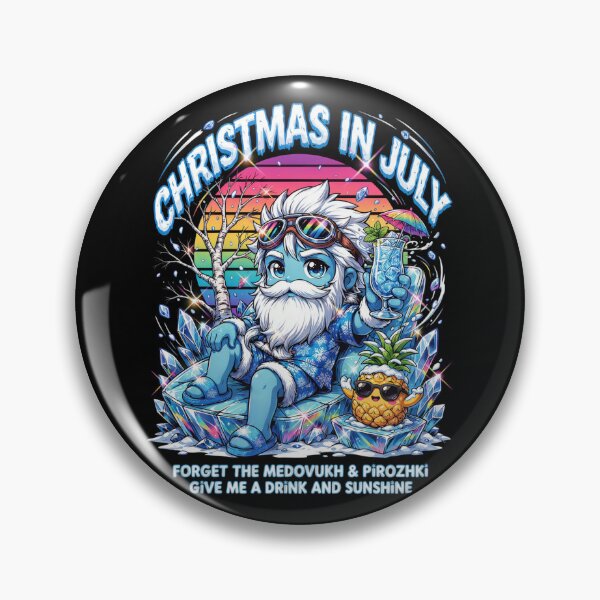 Item preview, Christmas In July – Ded Moroz Father Frost Funny Summer Shirt Russian Slavic Holiday Gift v10 designed and sold by DarylWelsh2024.