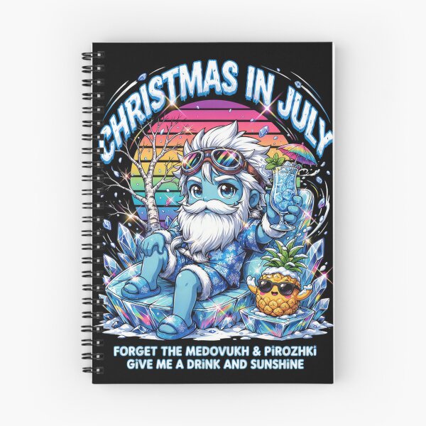 Item preview, Christmas In July – Ded Moroz Father Frost Funny Summer Shirt Russian Slavic Holiday Gift v10 designed and sold by DarylWelsh2024.
