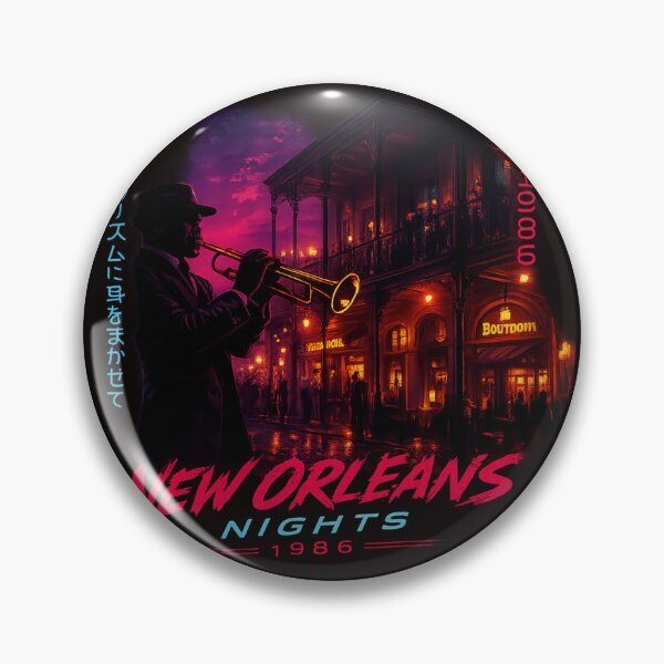 Item preview, New Orleans Nights Neon Jazz designed and sold by Houldi.