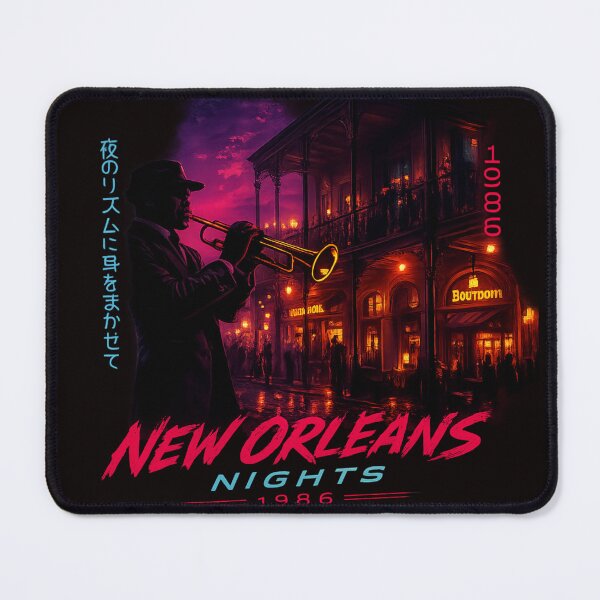 Item preview, New Orleans Nights Neon Jazz designed and sold by Houldi.