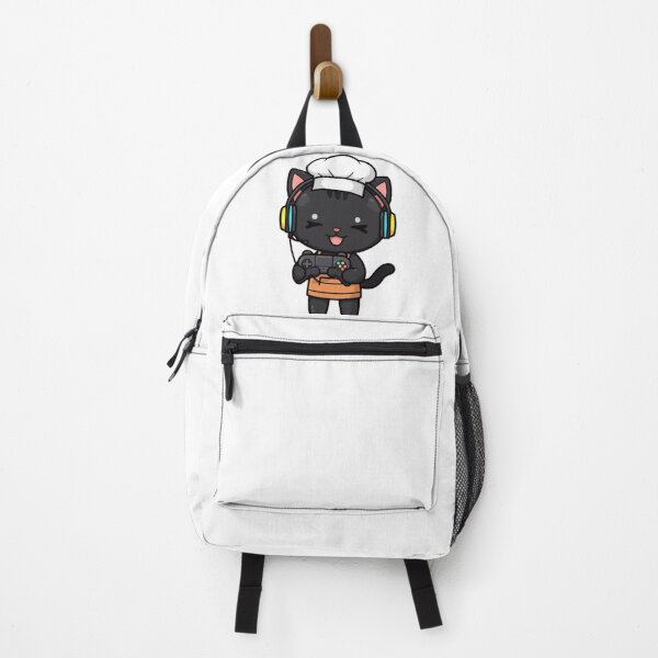Item preview, Cute Cooking Gamer Cat | Kawaii Black Kitten Sticker for Gamers designed and sold by Stylestickers55.