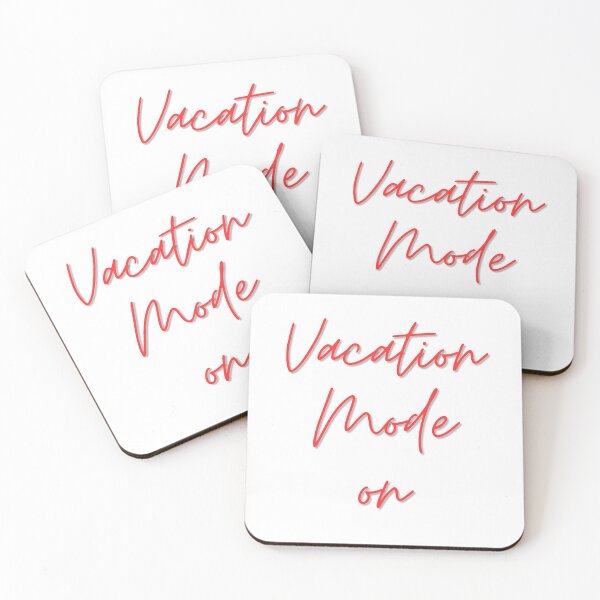 Item preview, Vacation Mode On typography design  designed and sold by Swati's Digital Den.