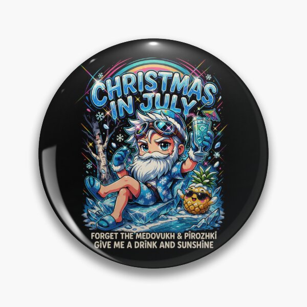 Item preview, Christmas In July – Ded Moroz Father Frost Funny Summer Shirt Russian Slavic Holiday Gift v12 designed and sold by DarylWelsh2024.