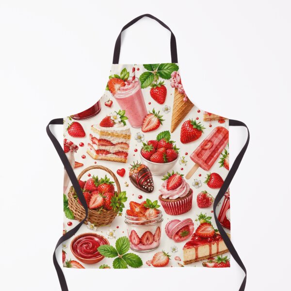 Item preview, Strawberry Pattern | Summer Fruit Seamless Print designed and sold by Aramdesing.