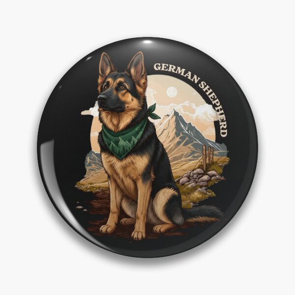 Item preview, German Shepherd Cool Western Design designed and sold by PawPlanetPro.