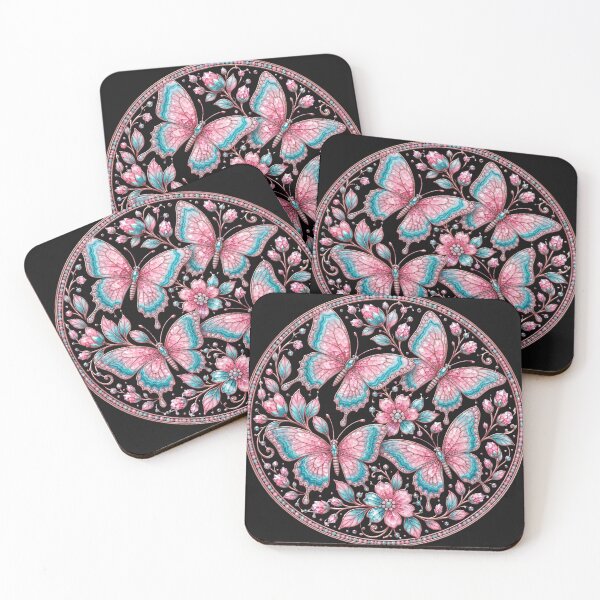 Artikelvorschau, Geode Butterflies entworfen und verkauft von The Quiet Canvas By Jacky.