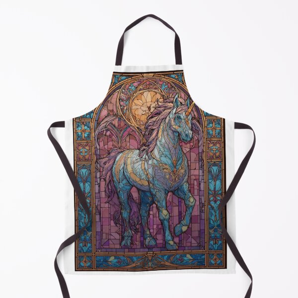 Aperçu de l'œuvre Licorne en vitrail créée et vendue par MendaciousMina.