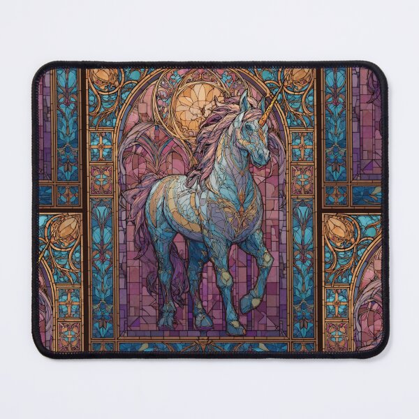 Artikelvorschau, Buntglas-Einhorn entworfen und verkauft von MendaciousMina.