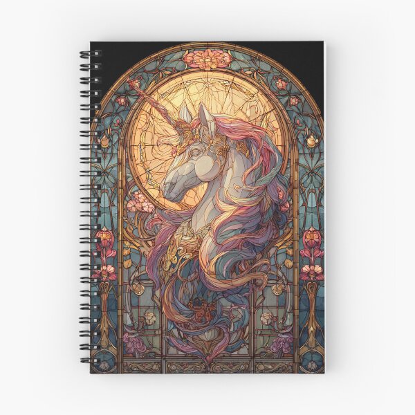 Item preview, Stained glass unicorn designed and sold by MendaciousMina.