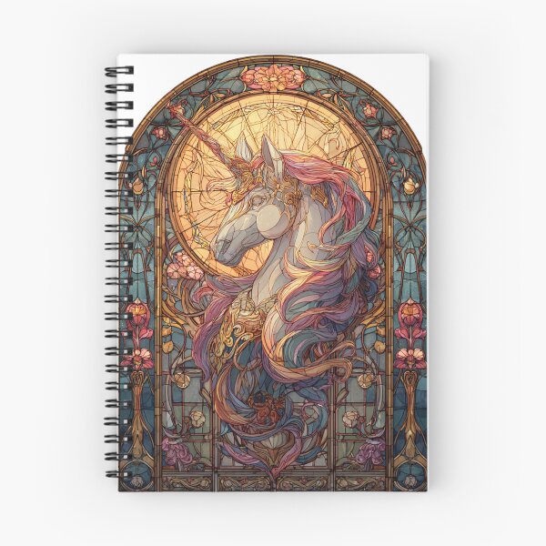 Item preview, Stained glass unicorn designed and sold by MendaciousMina.