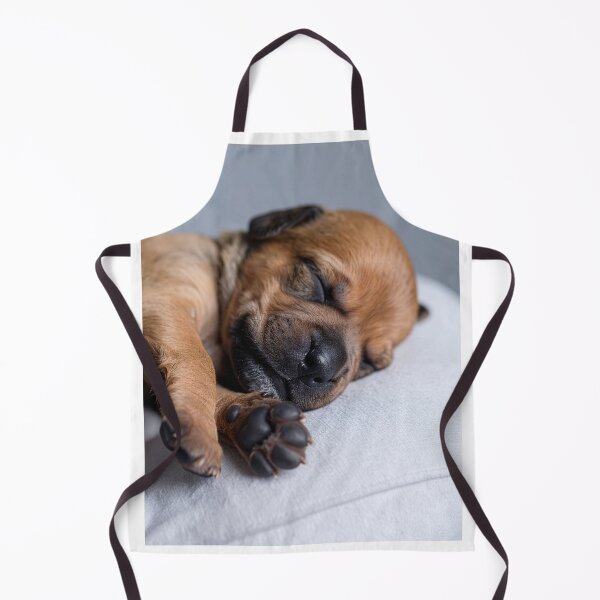 Item preview, Peaceful Newborn Puppy Napping - Sweet Brown Dog Portrait - Gentle Pet Photography designed and sold by WildGentlemen.