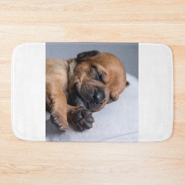 Item preview, Peaceful Newborn Puppy Napping - Sweet Brown Dog Portrait - Gentle Pet Photography designed and sold by WildGentlemen.