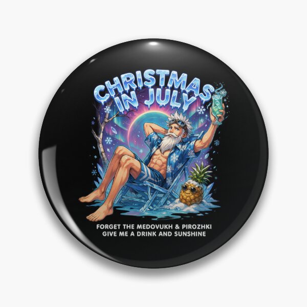 Item preview, Christmas In July – Ded Moroz Father Frost Funny Summer Shirt Russian Slavic Holiday Gift v15 designed and sold by DarylWelsh2024.