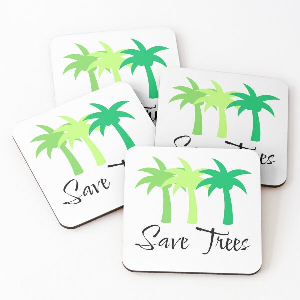 Item preview, Save Trees Typography design  designed and sold by Swati's Digital Den.