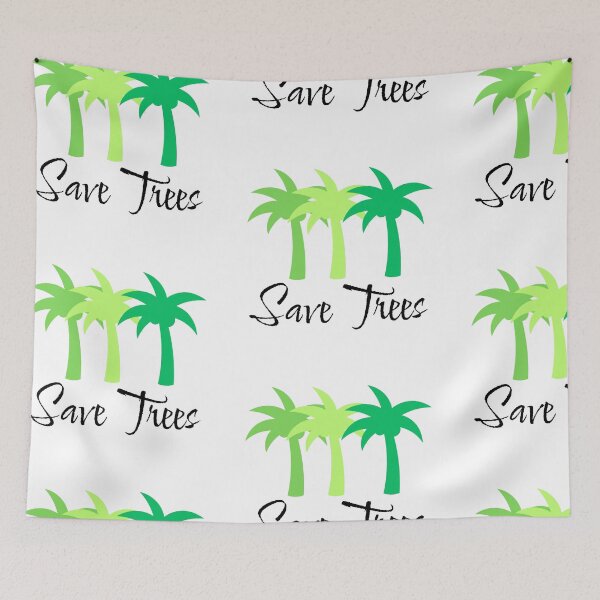 Item preview, Save Trees Typography design  designed and sold by Swati's Digital Den.