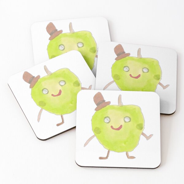 Item preview, Watercolor Apple Man designed and sold by nickiibird.
