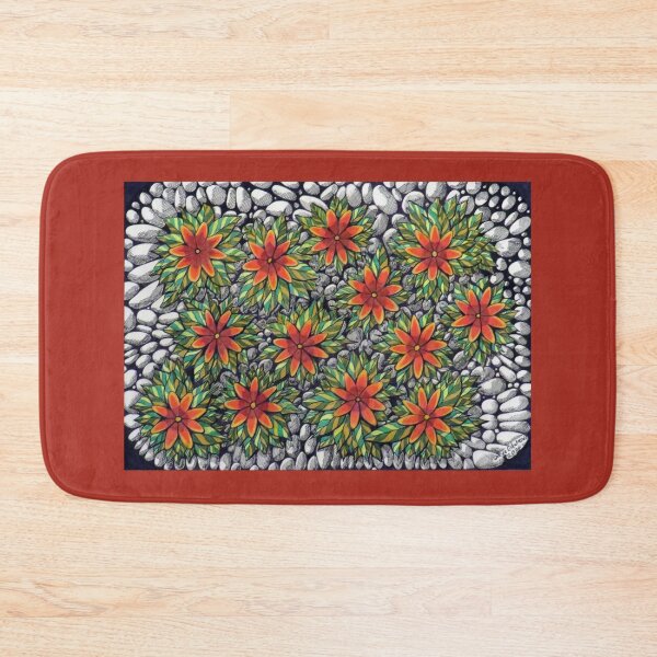 Item preview, 1105 - FLOWERS, LEAVES & PEBBLES - DAVE EDWARDS - MIXED MEDIA - 2026 designed and sold by BLYTHART.