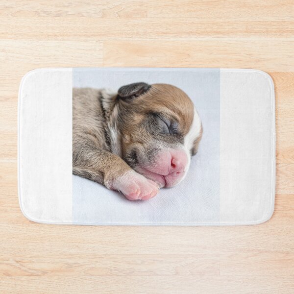 Item preview, Newborn Puppy Sleeping Portrait - Cute Baby Dog Photography - Serene Pet Aesthetic designed and sold by WildGentlemen.