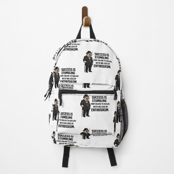 Item preview, Funny English Bulldog Winston Churchill Quote | Success Motivation Dog Art | Inspirational Bulldog Design designed and sold by Donsean22.