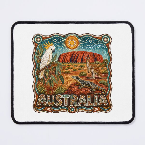 Item preview, Beauty of the Australian Land – Indigenous Inspired designed and sold by Holiday-Hunter.