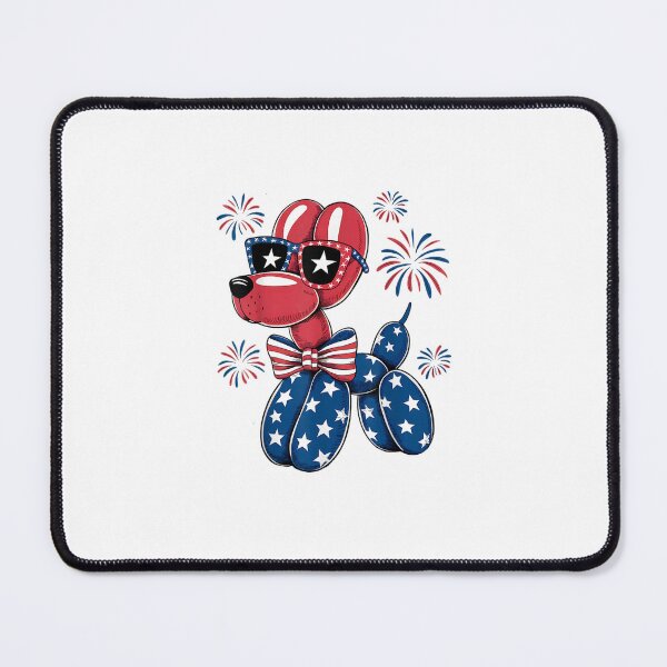 Item preview, Funny Patriotic Balloon Dog American Flag Fourth of July designed and sold by AddlPoolart.