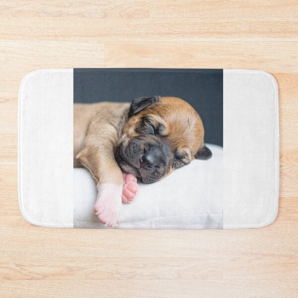 Item preview, Sleeping Newborn Puppy Close-up Portrait - Soft Tiny Dog Photography - Serene Pet Aesthetic designed and sold by WildGentlemen.
