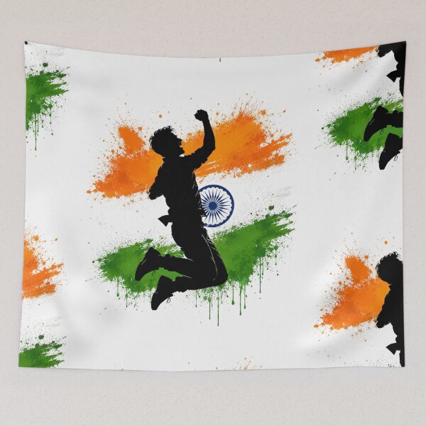 Item preview, India Sports Pride Athlete Art designed and sold by BagFactoryUK.