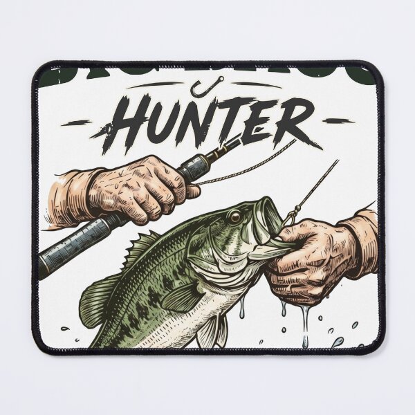 Item preview, Big Bass Hunter Trophy Angler Design designed and sold by TeeVerse27.