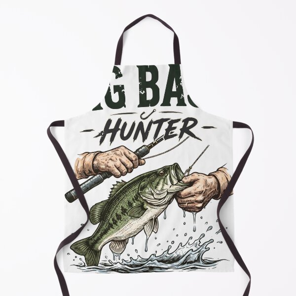 Item preview, Big Bass Hunter Trophy Angler Design designed and sold by TeeVerse27.
