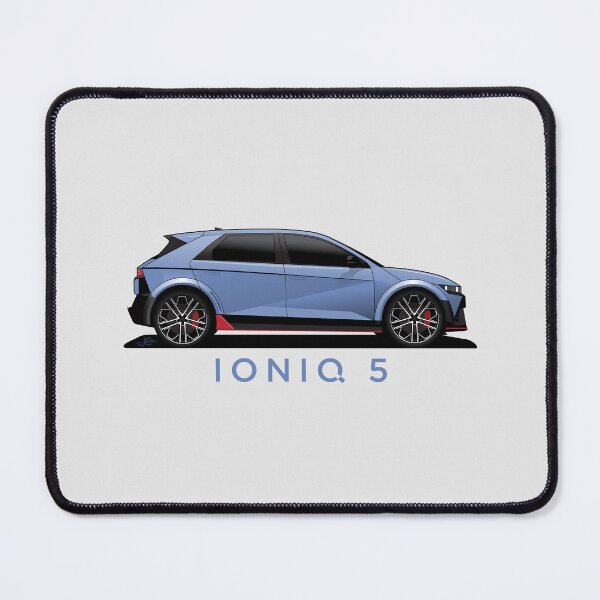 Item preview, Ioniq 5 N line Blue illustration designed and sold by blackdogshop.