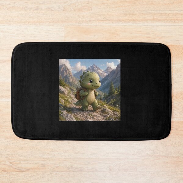 Item preview, Cute Adventure Dinosaur | Mountain Explorer Illustration designed and sold by layalistoresa.