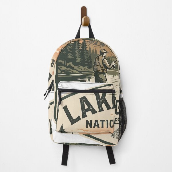 Item preview, Lakeview National Park Fishing Permit Design designed and sold by TeeVerse27.