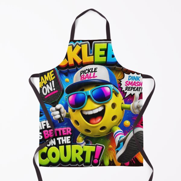 Item preview, Life Is Better On The Court - Pickleball Mascot designed and sold by AgnesB77.