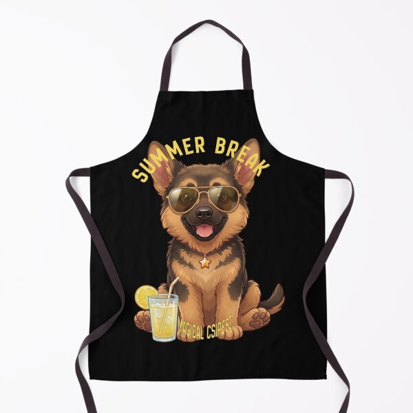 Item preview, Csipesz the German Shepherd Puppy - Cute Summer Break Art designed and sold by SilentFlower.