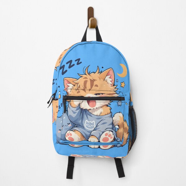 Item preview, Cute Sleepy Cat Waking Up Design | Adorable Morning Kitty Character Art designed and sold by CutPawStudio.