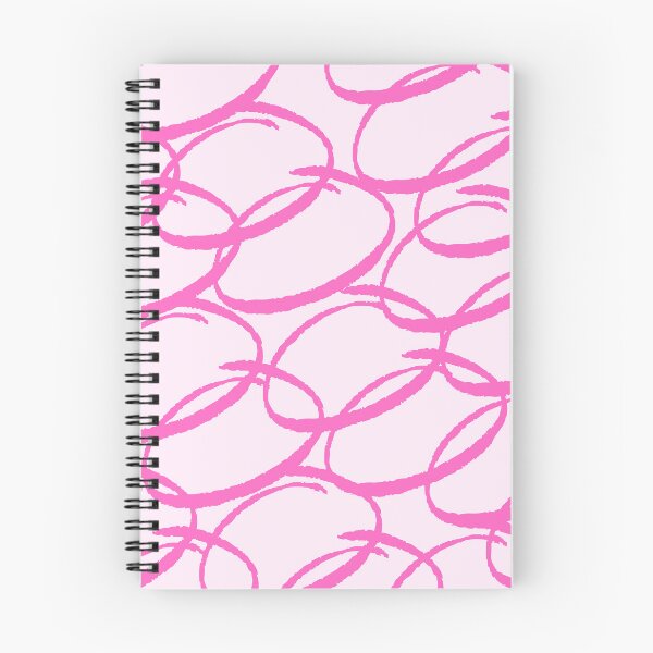 Item preview, Brush Study No. 32: Looped in Pink Form | Abstract Pink Brushstroke Art designed and sold by KleanGirlAesthetics.