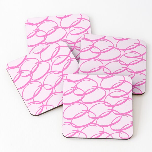 Item preview, Brush Study No. 32: Looped in Pink Form | Abstract Pink Brushstroke Art designed and sold by KleanGirlAesthetics.