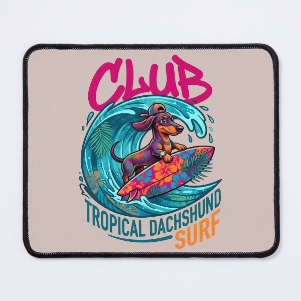 Item preview, Dachshund Surf designed and sold by MOFAPPAREL.