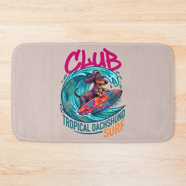Item preview, Dachshund Surf designed and sold by MOFAPPAREL.