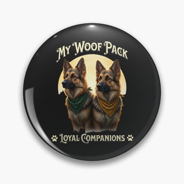 Item preview, German Shepherd My Woof Pack Design designed and sold by PawPlanetPro.
