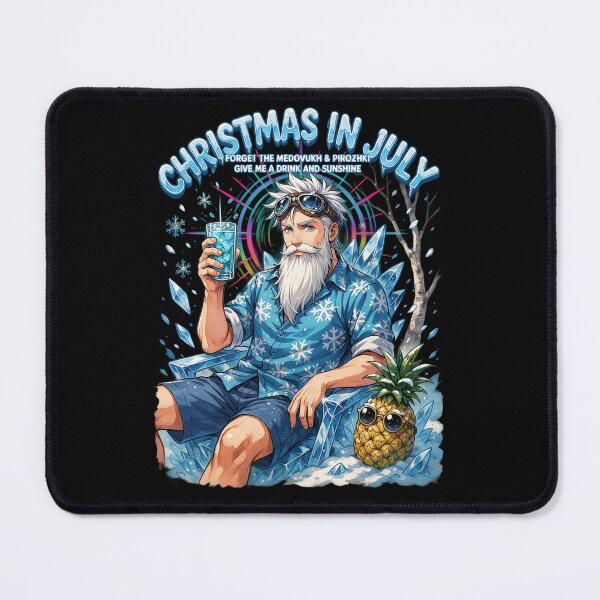 Item preview, Christmas In July – Ded Moroz Father Frost Funny Summer Shirt Russian Slavic Holiday Gift v5 designed and sold by DarylWelsh2024.