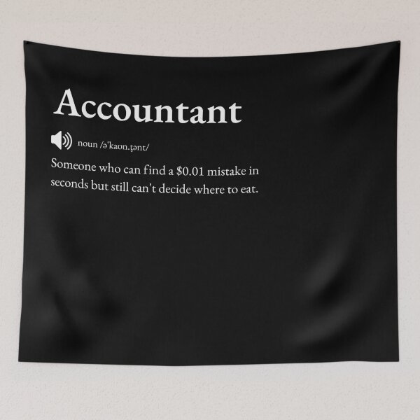 Item preview, Funny Accountant Gift Dictionary Definition designed and sold by BrooklynRhodes.