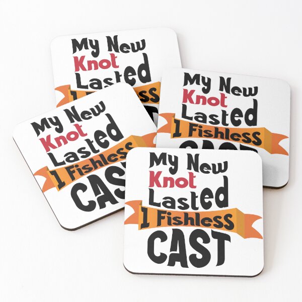 Item preview, My New Knot lasted 1 Fishless CAST text illustration. designed and sold by Art-Horizon.