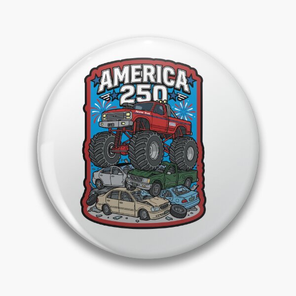 Item preview, America 250 Monster Truck Mayhem - opt 1 designed and sold by jlStopMedia.