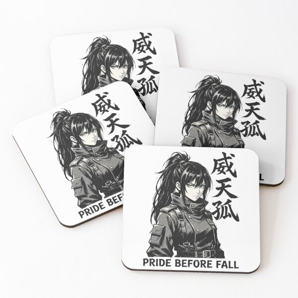Item preview, Pride Before Fall Anime Girl - Military Techwear Dark Manga designed and sold by MCHDesignST.